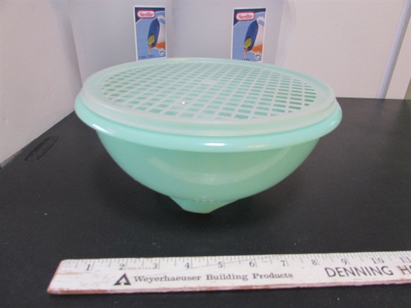 TUPPERWARE CONTAINERS & STERILITE PITCHERS