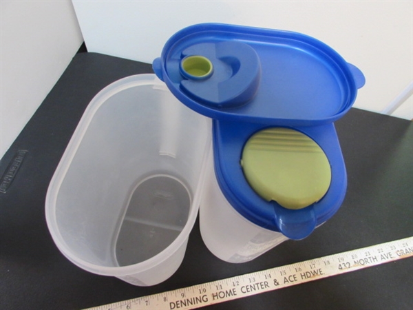 TUPPERWARE CONTAINERS & STERILITE PITCHERS
