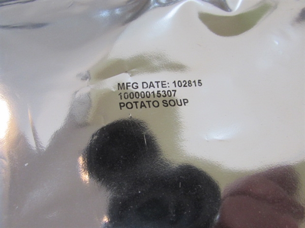 MRE MEALS - 40 PACKAGES OF SOUP - POTATO & CHICKEN NOODLE