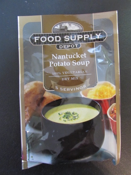 MRE MEALS - 40 PACKAGES OF SOUP - POTATO & CHICKEN NOODLE