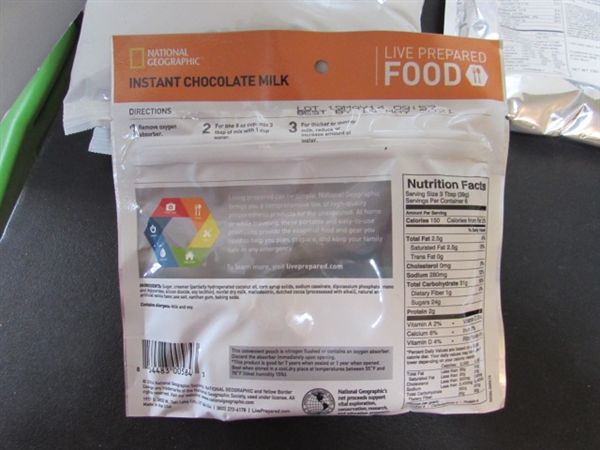 38 ASSORTED MRE'S - WHEY MILK, PANCAKES, COOKIES, BROWNIES & MORE