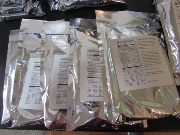 31 MRE MEALS - PASTA & LASAGNA