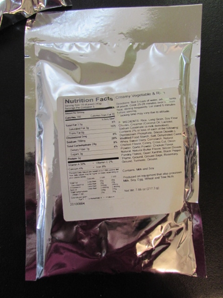 41 MRE MEALS - CHEESY MAC, CREAMY VEGETABLE & MOE