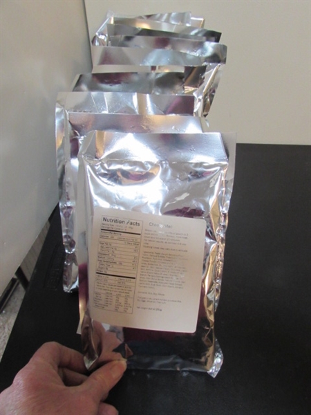 41 MRE MEALS - CHEESY MAC, CREAMY VEGETABLE & MOE