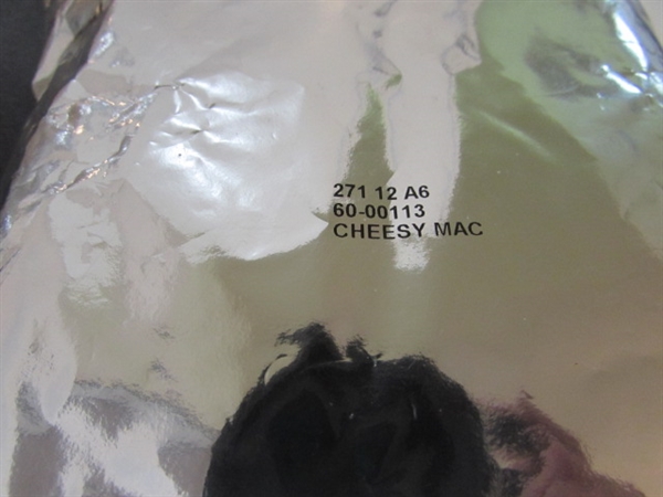 41 MRE MEALS - CHEESY MAC, CREAMY VEGETABLE & MOE