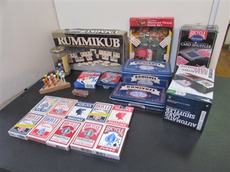GAMES, PLAYING CARDS & CARD SHUFFLERS