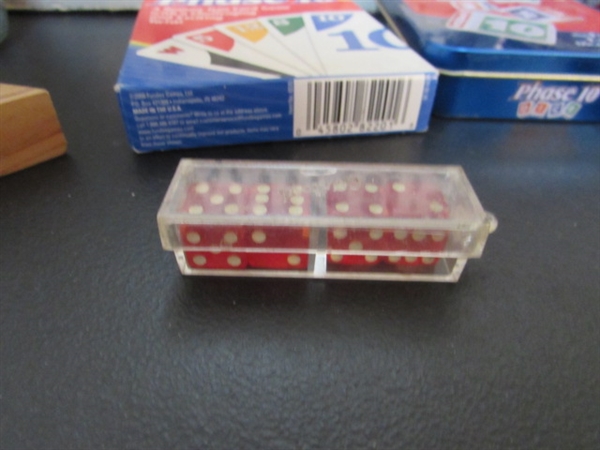 GAMES, PLAYING CARDS & CARD SHUFFLERS
