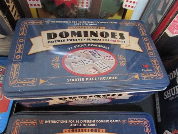 GAMES, PLAYING CARDS & CARD SHUFFLERS