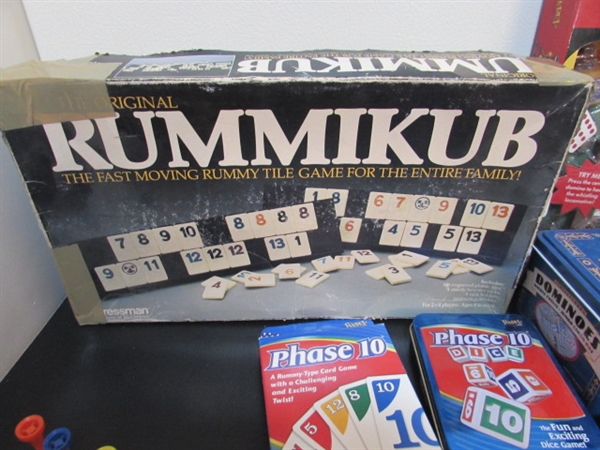 GAMES, PLAYING CARDS & CARD SHUFFLERS