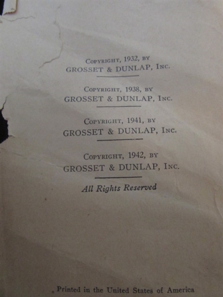 VINTAGE/ANTIQUE BOOKS