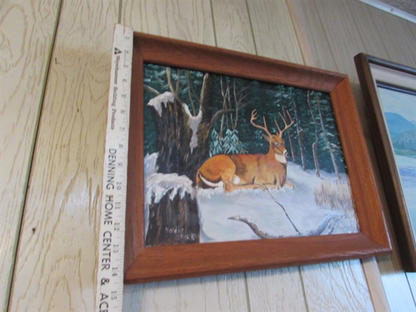 2 ORIGINAL PAINTINGS BY GOLDIE STECKEL