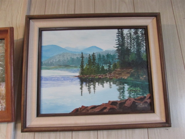 2 ORIGINAL PAINTINGS BY GOLDIE STECKEL