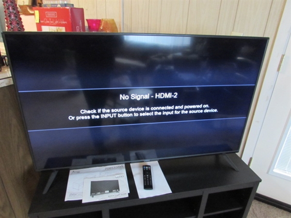 50 VIZIO FLAT SCREEN TV WITH STAND