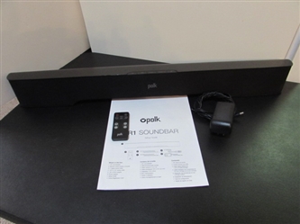 POLK AUDIO SOUNDBAR WITH REMOTE