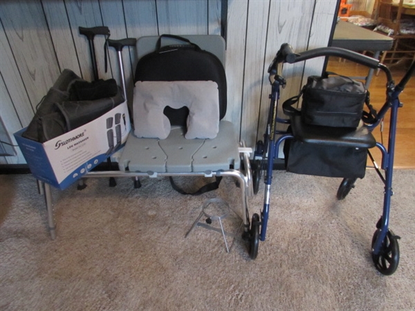 DRIVE WALKER, SLIDING SHOWER CHAIR & HOME HEALTH AIDS