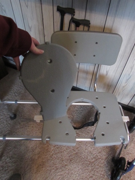 DRIVE WALKER, SLIDING SHOWER CHAIR & HOME HEALTH AIDS