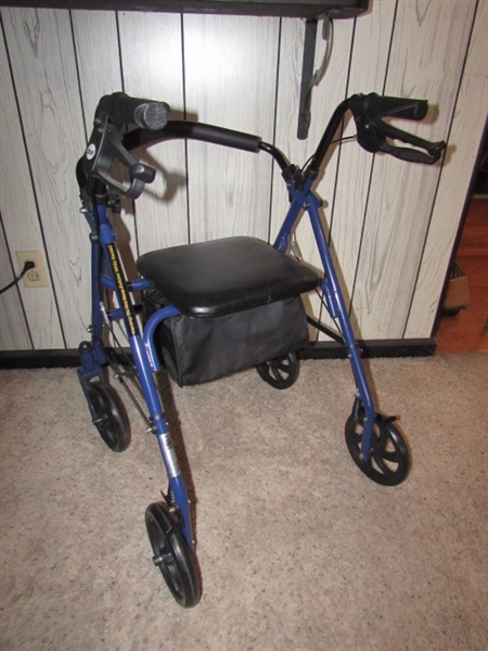 DRIVE WALKER, SLIDING SHOWER CHAIR & HOME HEALTH AIDS