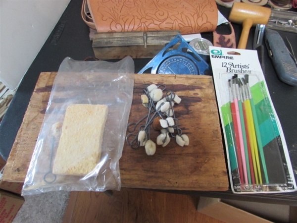 LEATHER CRAFTING KIT, TOOLS & MORE