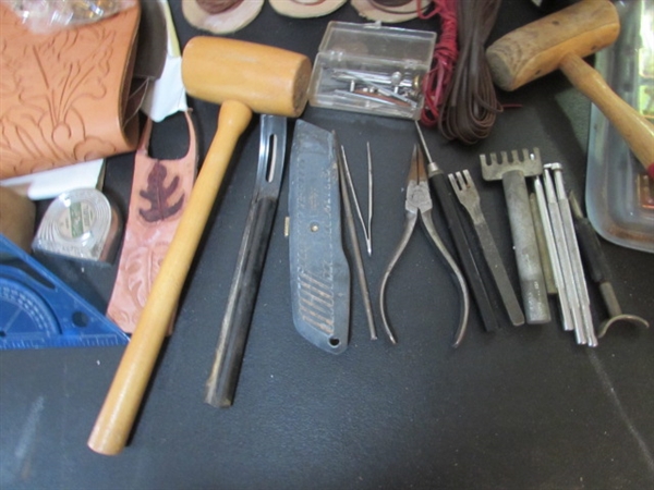 LEATHER CRAFTING KIT, TOOLS & MORE