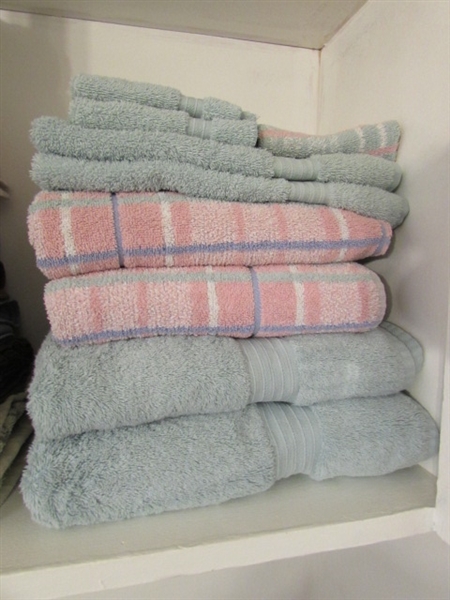 BATH TOWELS, HAND TOWELS & WASHCLOTHS