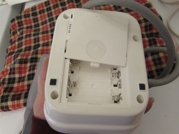 SCALE, BLOOD PRESSURE MONITORS, HEATING PAD & MORE