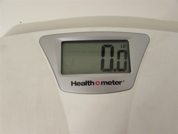SCALE, BLOOD PRESSURE MONITORS, HEATING PAD & MORE