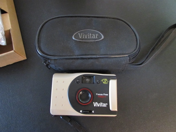 35mm VIVITAR CAMERA & DIGITAL KODAK CAMERA & MORE