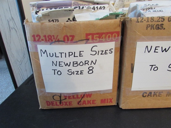 3 BOXES OF VINTAGE SEWING PATTERNS