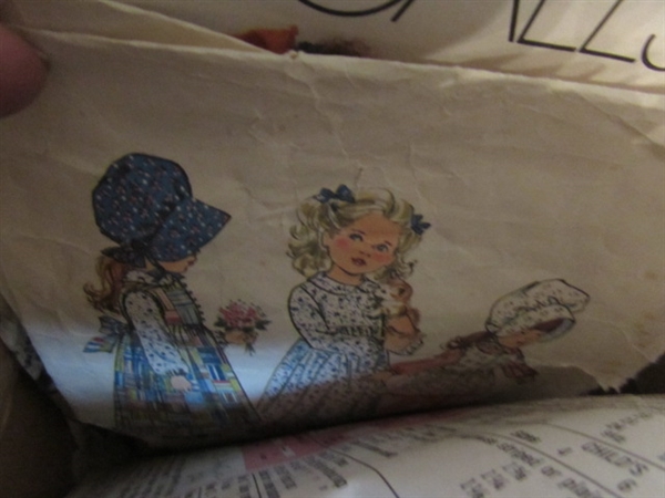 3 BOXES OF VINTAGE SEWING PATTERNS