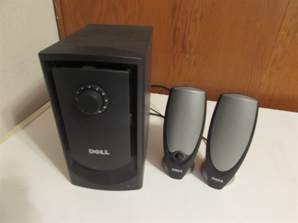 HP PRINTER, DELL COMPUTER SPEAKERS & OTHER COMPUTER SUPPLIES