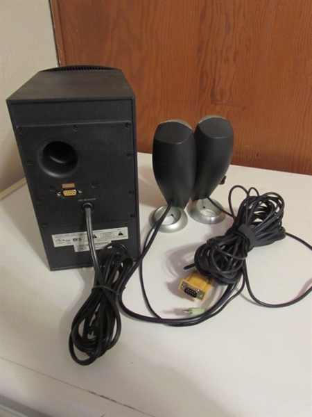 HP PRINTER, DELL COMPUTER SPEAKERS & OTHER COMPUTER SUPPLIES