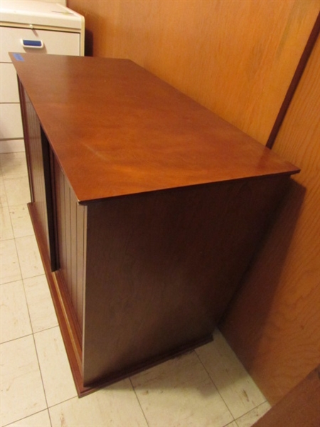 WOODEN STORAGE CABINET
