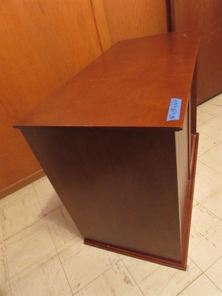 WOODEN STORAGE CABINET