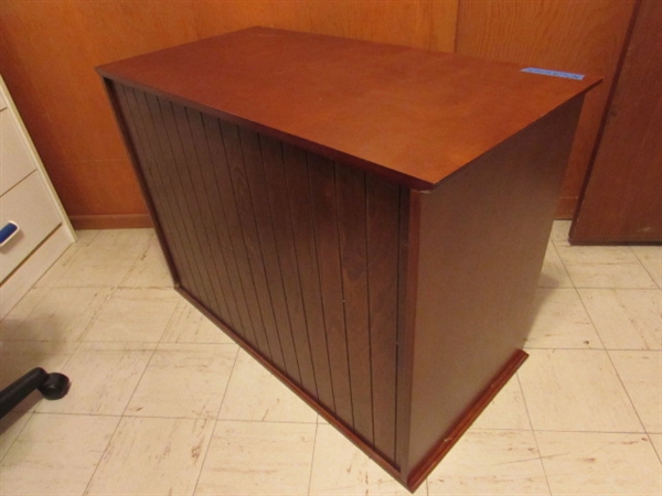 WOODEN STORAGE CABINET