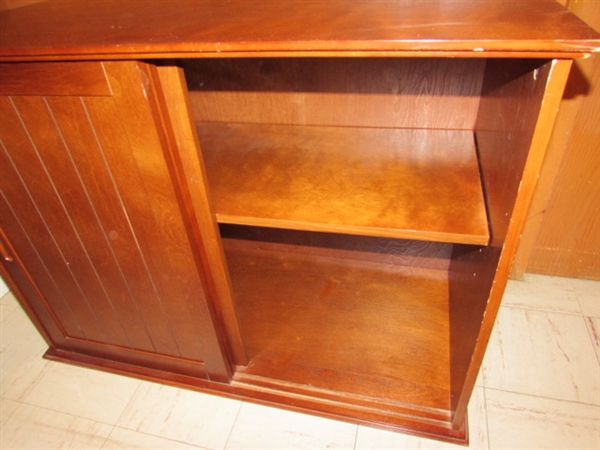 WOODEN STORAGE CABINET