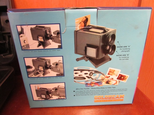VINTAGE VHS MOVIE CAMERA, & TRANSFER EQUIPMENT