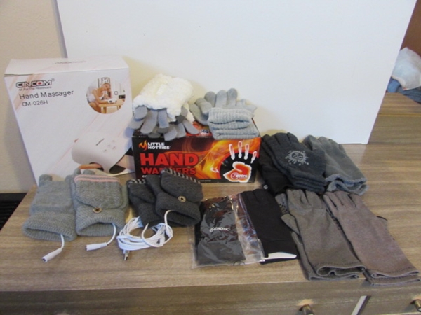 HEATED GLOVES, HAND MASSAGER, HAND WARMERS & MORE