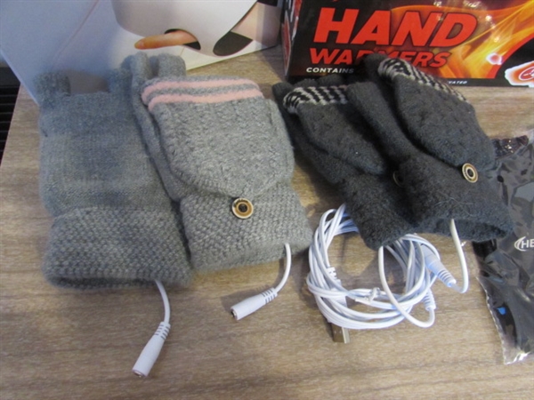 HEATED GLOVES, HAND MASSAGER, HAND WARMERS & MORE