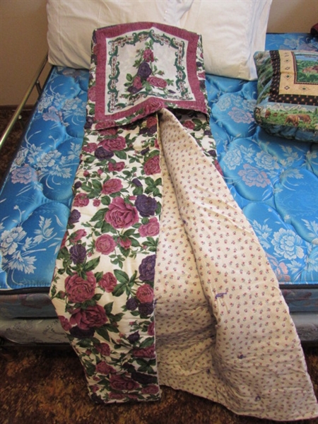 PILLOWS & 2 BLANKET IN A BAGS