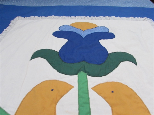 HAND APPLIQUED QUILT