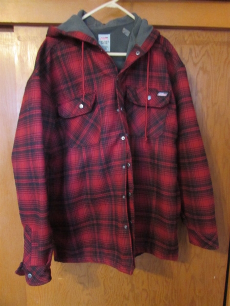 MEN'S 2XL DICKIES FLANNEL JACKET