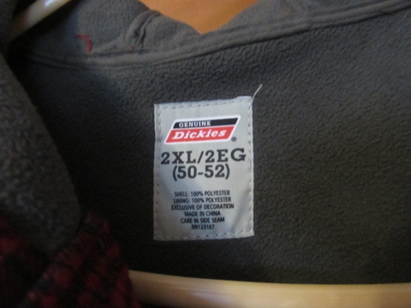 MEN'S 2XL DICKIES FLANNEL JACKET