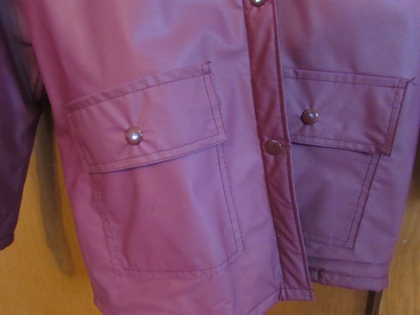 2 RAIN JACKETS