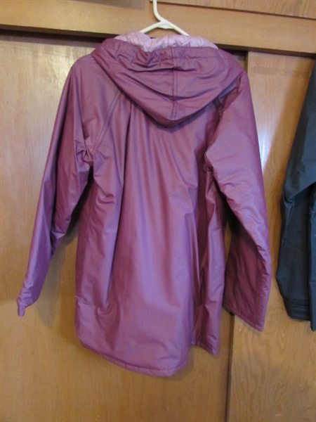 2 RAIN JACKETS