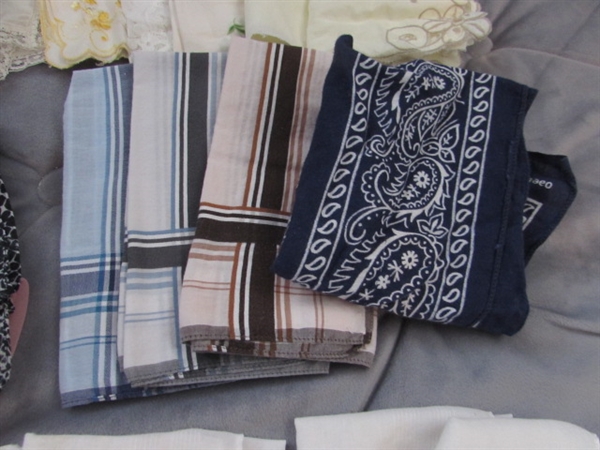 VINTAGE DOILIES & HANKIES