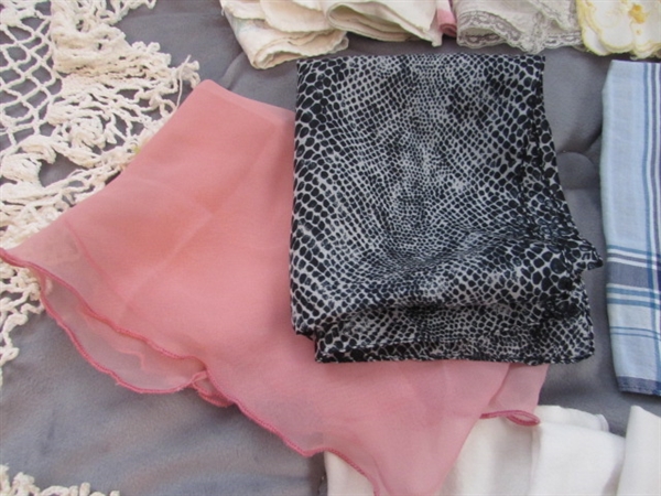VINTAGE DOILIES & HANKIES