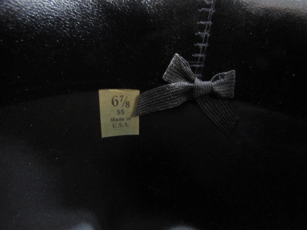 2 WOOL COWBOY HATS - STETSON HAS MOTH DAMAGE