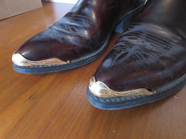 LADIES SIZE 7 D SHEPLERS COWBOY BOOTS