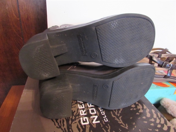 LADIES SIZE 5.5 & 6 SHOES & BOOTIES