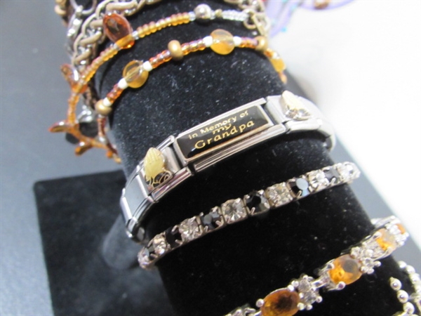 FASHION JEWELRY, ACRYLIC TRINKET BOX & CUTE BUTTERFLY EARRING HOLDER